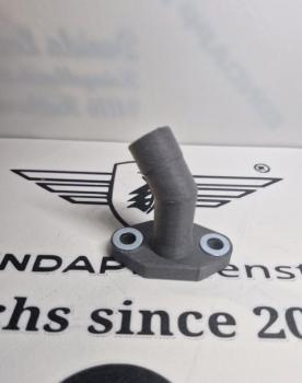 Preview: Zündapp Ansaugstutzen für ZR 10 / 20 / ZB 22 ZD 10 Mofa mit 10er Bing Vergaser ET : 250-04.102